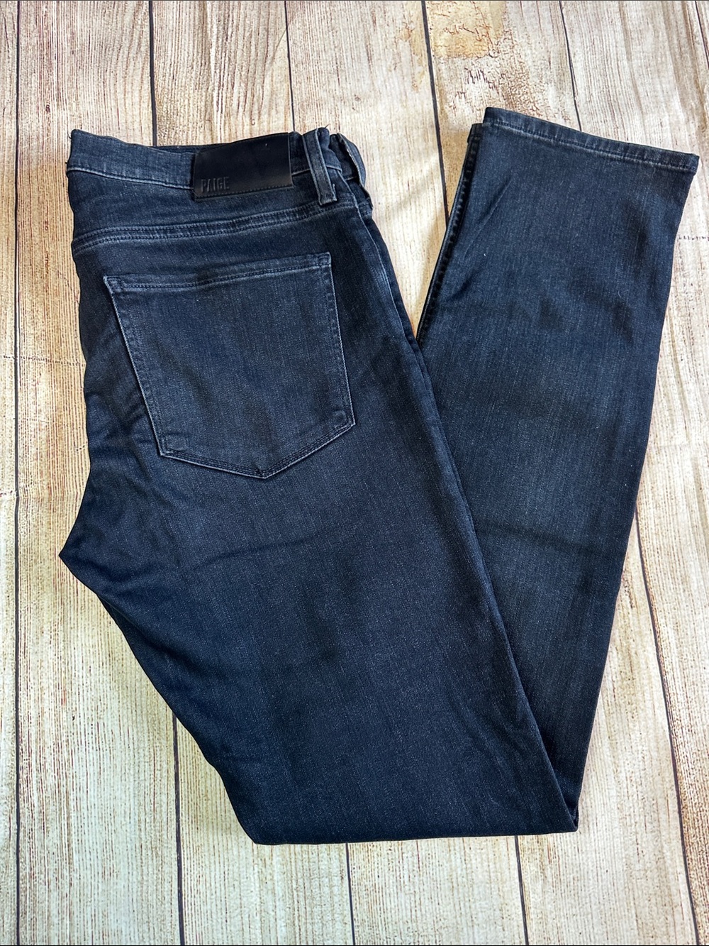PAIGE Men’s Slim Fit Dark Wash Stretch Jeans Size 32